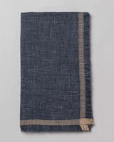 Alicia Adams Alpaca Jolene Wrap, lightweight baby alpaca wrap, alpaca shawl, wool alpaca shawl, 100 alpaca wrap, alpaca wrap, denim blue and beige alpaca wrap