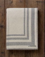 Alicia Adams Alpaca Mazing bedding blanket, queen alpaca bed blanket, alpaca throw blanket, alpaca vs cashmere, light grey and ivory alpaca blanket