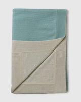 Alicia Adams Alpaca Tokyo Blanket, luxury alpaca bed blanket, king alpaca bed blanket, queen alpaca bed blanket, aqua and ivory alpaca bed blanket