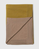 Alicia Adams Alpaca Tokyo Blanket, luxury alpaca bed blanket, king alpaca bed blanket, queen alpaca bed blanket, beige and french yellow alpaca bed blanket