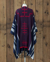 alicia adams alpaca mazing blanket cape, 100 baby alpaca wool cape, alpaca poncho, alpaca poncho womens, navy blue alpaca womens cape