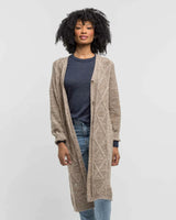 alicia adams alpaca madison cardigan, baby alpaca long cardigan, womens baby alpaca cardigan, long womens alpaca cardigan