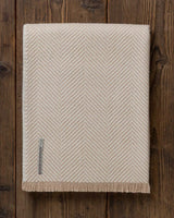 alicia adams alpaca millbrook throw, alpaca blanket, alpaca throws and blankets, 100 alpaca blanket, herringbone alpaca throw, oatmeal alpaca throw