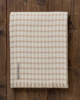 alicia adams alpaca kingston throw, alpaca blanket, alpaca throws and blankets, 100 alpaca blanket, houndstooth alpaca throw, oatmeal alpaca throw