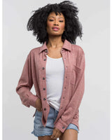 Alicia Adams Alpaca Knit Shirt for Women, 100 baby alpaca womens shirt, alpaca top, alpaca blouse, alpaca shirt, pink grapefruit alpaca button down shirt
