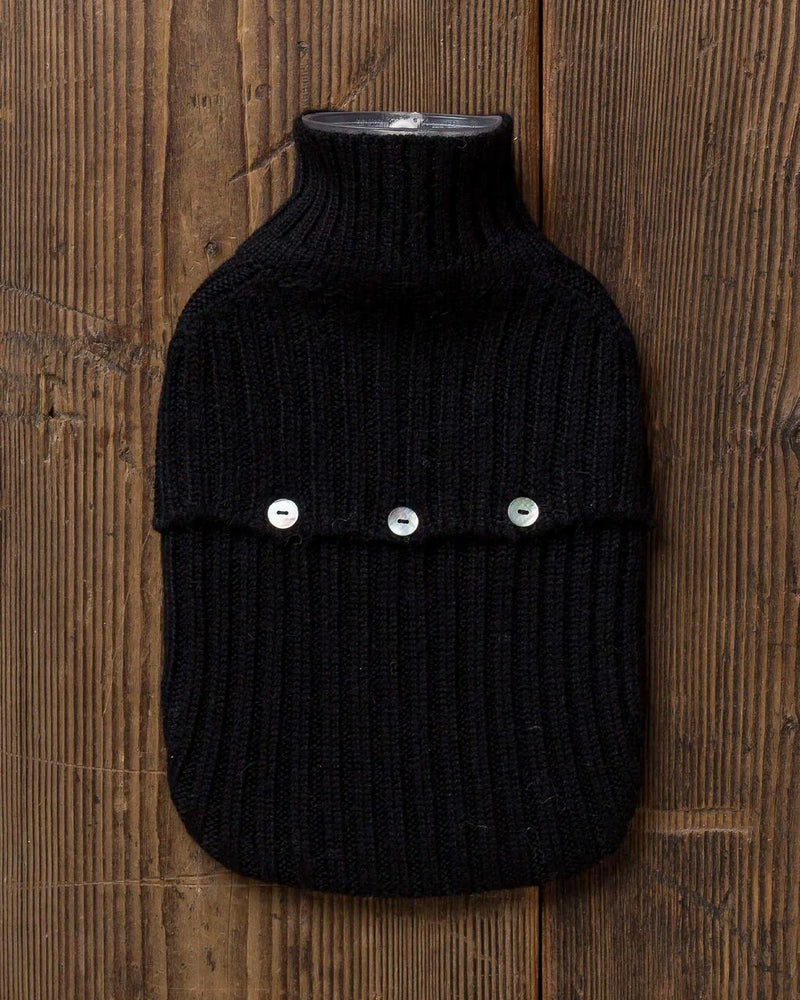 Alicia Adams Alpaca Hot Water Bottle, alpaca gift items, alpaca hot water bottle cover, fair trade made in peru, black alpaca hot water bottle
