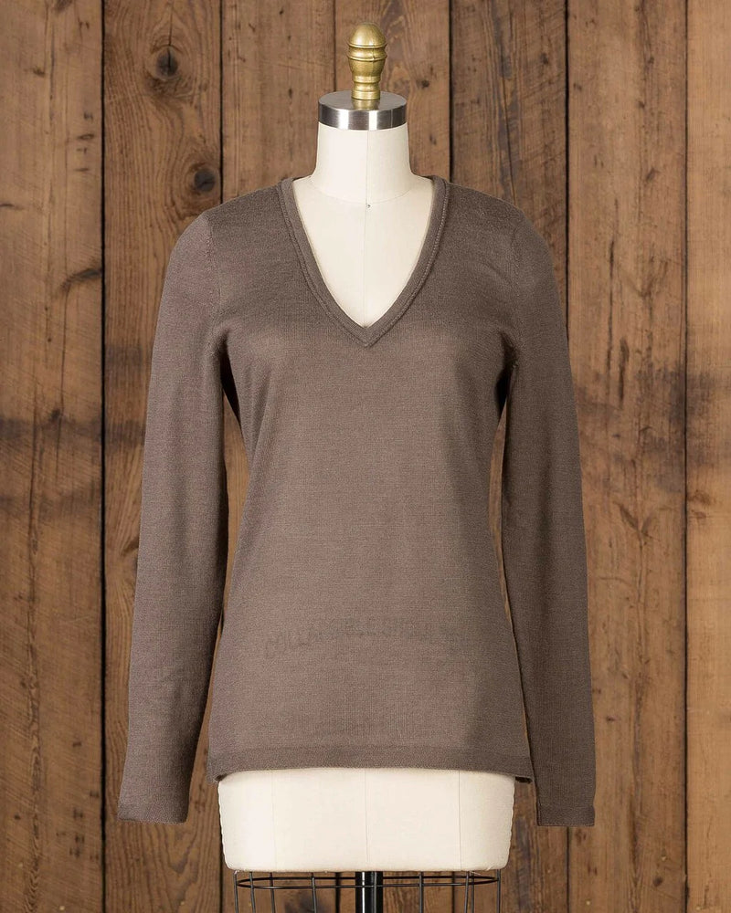 Alicia adams alpaca v neck sweater, womens v neck alpaca sweater, alpaca sweater for women, womens alpaca pullover, mocha brown alpaca v neck sweater