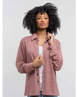 Alicia Adams Alpaca Knit Shirt for Women, 100 baby alpaca womens shirt, alpaca top, alpaca blouse, alpaca shirt, pink grapefruit alpaca button down shirt