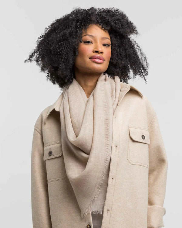 Alicia Adams Alpaca Ojai Scarf, 100 baby alpaca scarf, baby alpaca scarf, alpaca scarf peru, alpaca scarf, alpaca vs cashmere, light beige alpaca scarf