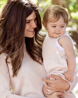 Alicia Adams Alpaca Niki Overalls, alpaca baby clothes, alpaca clothing, alpaca clothing kids, alpaca vs cashmere, pink powder alpaca overalls