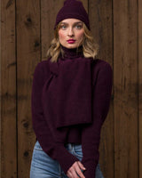Alicia Adams Alpaca Blaine Hat, alpaca hat, alpaca beanie hat, alpaca hat mens, alpaca vs cashmere, merlot alpaca beanie hat