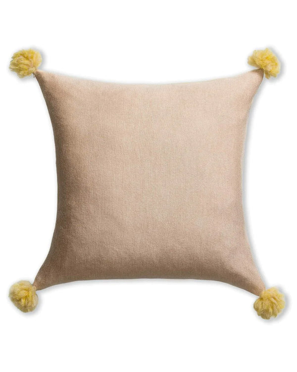 Alicia Adams Alpaca Dandi Pillow, alpaca pillow, alpaca throw pillow, alpaca decorative pillow, alpaca vs cashmere, french yellow and beige alpaca pillow