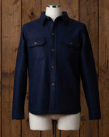 alicia adams alpaca osborne jacket, mens alpaca shirt jacket, alpaca outerwear for men, alpaca jacket, navy blue mens alpaca shirt jacket