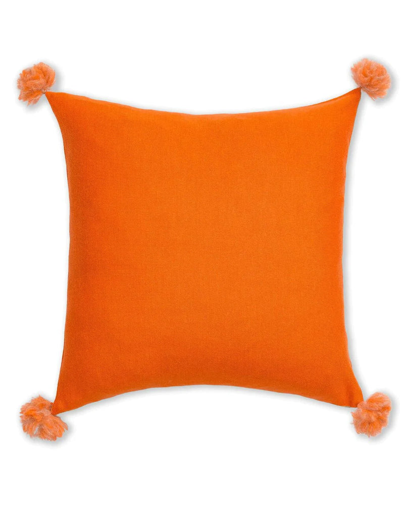 Alicia Adams Alpaca Dandi Pillow, alpaca pillow, alpaca throw pillow, alpaca decorative pillow, alpaca vs cashmere, firecracker orange and beige alpaca pillow