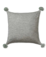 Alicia Adams Alpaca Dandi Pillow, alpaca pillow, alpaca throw pillow, alpaca decorative pillow, alpaca vs cashmere, pearl grey and sage green alpaca pillow