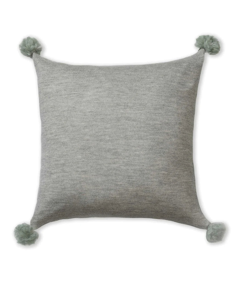 Alicia Adams Alpaca Dandi Pillow, alpaca pillow, alpaca throw pillow, alpaca decorative pillow, alpaca vs cashmere, pearl grey and sage green alpaca pillow