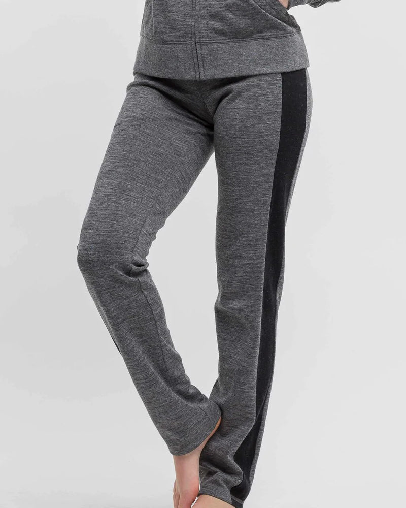 Alicia Adams Alpaca Sweatpants, alpaca clothing, alpaca lounge pants , alpaca sweater pants, alpaca clothing women's, dark grey and black alpaca sweatpants