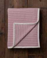 alicia adams alpaca rib throw, alpaca throw blanket, alpaca throw, alpaca throws and blankets, 100 baby alpaca throw blanket, pink powder alpaca rib throw