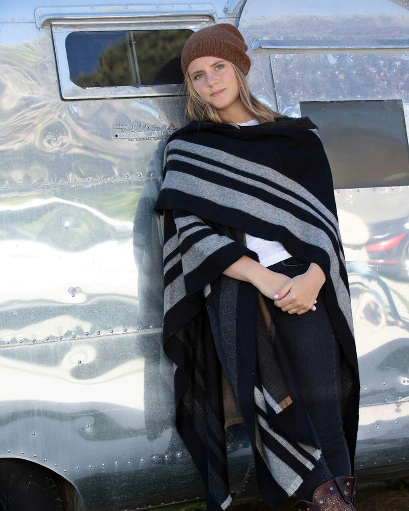 alicia adams alpaca mazing blanket cape, 100 baby alpaca wool cape, alpaca poncho, alpaca poncho womens, black alpaca womens cape