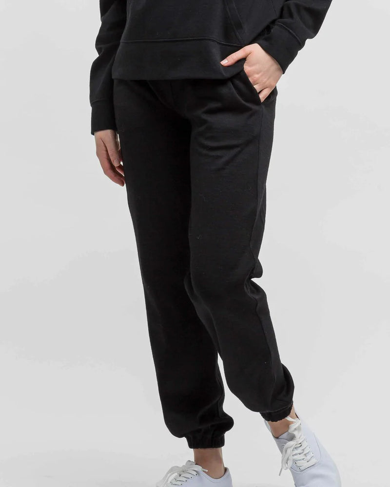 Alicia Adams Alpaca Jogger, alpaca clothing, alpaca lounge pants , alpaca sweater pants, alpaca clothing women's, black alpaca jogger