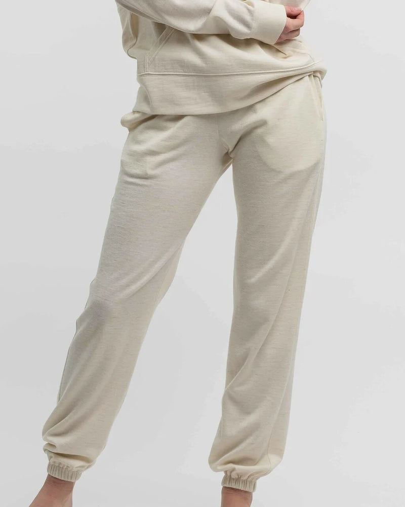 Alicia Adams Alpaca Jogger, alpaca clothing, alpaca lounge pants , alpaca sweater pants, alpaca clothing women's, ivory alpaca jogger