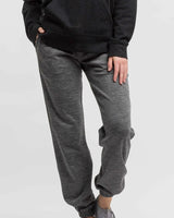 Alicia Adams Alpaca Jogger, alpaca clothing, alpaca lounge pants , alpaca sweater pants, alpaca clothing women's, dark grey and black alpaca jogger