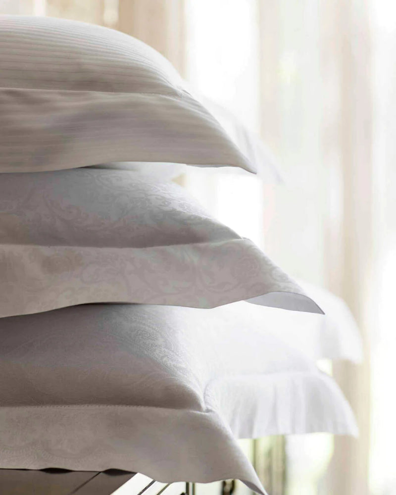 scandia down savoia shams - tailored w/ 3" flange, scandia home savoia shams - tailored w/ 3" flange, scandia down linens, scandia home linens