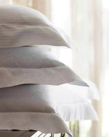 scandia down savoia shams w/ 2" flange, scandia home savoia shams w/ 2" flange, scandia down linens, scandia home linens