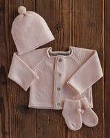 Alicia Adams Alpaca Newborn Set, alpaca gifts, alpaca baby clothes, alpaca hat, baby alpaca sweater, alpaca clothing, pink powder alpaca newborn set