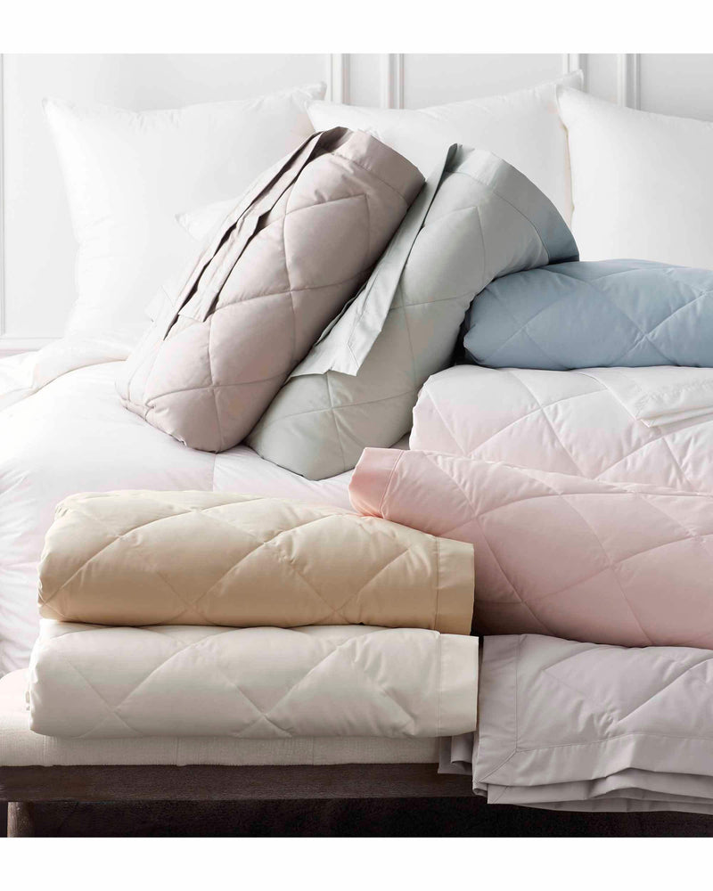 Diamond Quilted European White Down Blanket