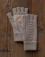 Alicia Adams Alpaca Dixie Driving Gloves, baby alpaca gloves, alpaca fingerless gloves, 100 baby alpaca gloves, taupe alpaca gloves