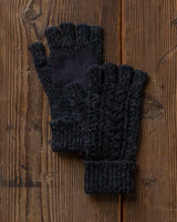 Alicia Adams Alpaca Dixie Driving Gloves, baby alpaca gloves, alpaca fingerless gloves, 100 baby alpaca gloves, black alpaca gloves
