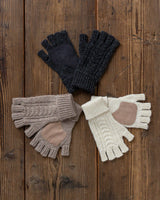 Alicia Adams Alpaca Dixie Driving Gloves, baby alpaca gloves, alpaca fingerless gloves, 100 baby alpaca gloves, neutral color alpaca gloves