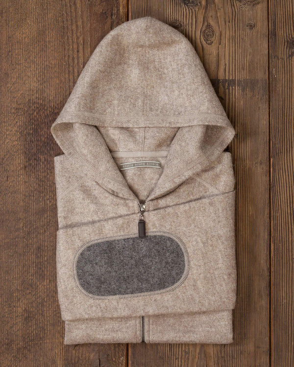Alicia Adams Alpaca Verbier Zip Up For Women, alpaca sweater hoodie for women, alpaca sweater womens, light taupe tan alpaca zip up hoodie