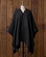 Alicia Adams Alpaca Vienna Cape, alpaca poncho cape for women, alpaca poncho, alpaca poncho womens, alpaca vs cashmere, black and charcoal womens cape