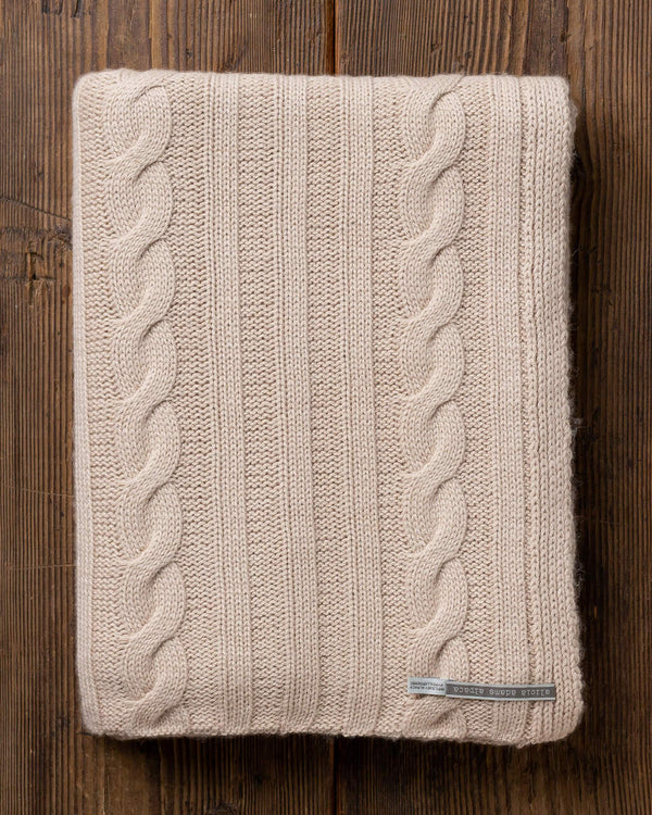 alicia adams alpaca jackson throw, alpaca blanket, alpaca throws and blankets, 100 alpaca blanket, cable knit baby alpaca throw, light beige tan alpaca throw