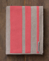 Alicia Adams Alpaca Malibu Wrap, lightweight alpaca wrap, alpaca wrap, all fair-trade made in peru, alpaca vs cashmere, coral and light taupe alpaca wrap