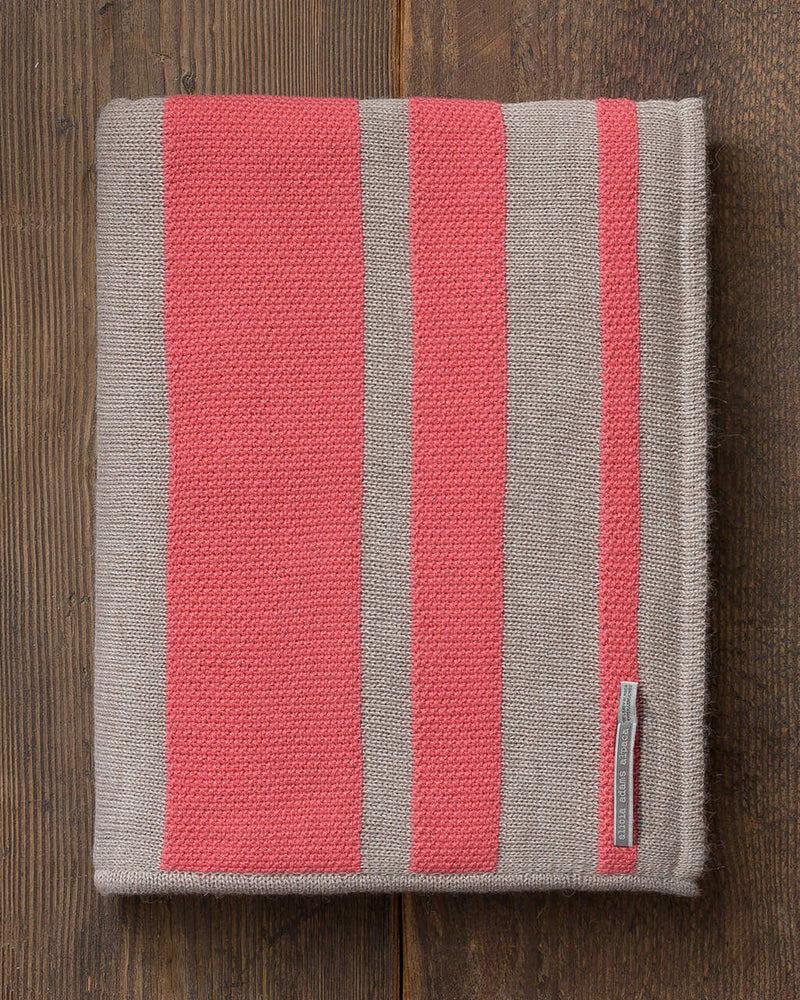 Alicia Adams Alpaca Malibu Wrap, lightweight alpaca wrap, alpaca wrap, all fair-trade made in peru, alpaca vs cashmere, coral and light taupe alpaca wrap
