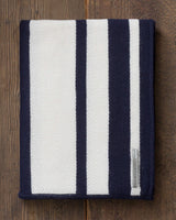 Alicia Adams Alpaca Malibu Wrap, lightweight alpaca wrap, alpaca wrap, all fair-trade made in peru, alpaca vs cashmere, navy blue and ivory white alpaca wrap