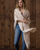 Alicia Adams Alpaca Zigby Wrap,  100 baby alpaca wrap, lightweight alpaca wrap, baby alpaca wrap, alpaca vs cashmere, beige and ivory alpaca wrap