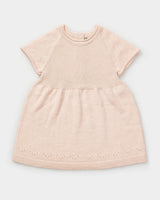 Alicia Adams Alpaca Mila Dress, alpaca dress, alpaca baby clothes, alpaca clothing, 100 baby alpaca, alpaca vs cashmere, pink powder alpaca dress