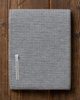 Alicia Adams Alpaca Zuma Baby Blanket, baby shower gift, best baby gift, alpaca vs cashmere, light grey alpaca baby blanket