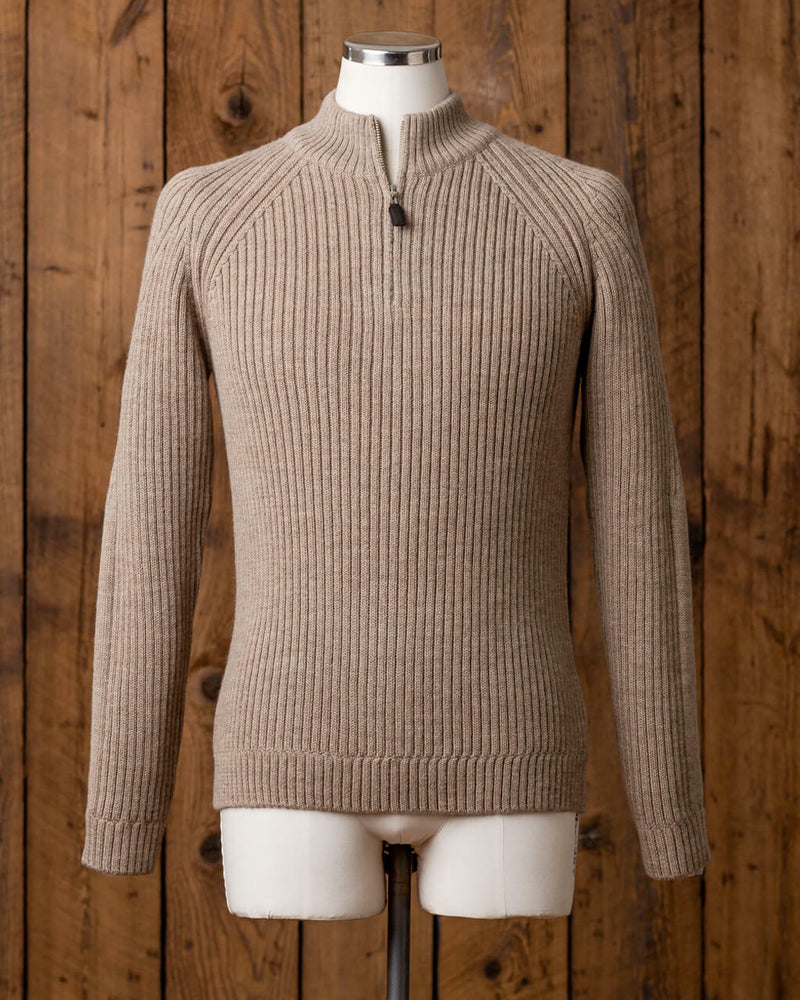 Alicia Adams Alpaca Leo Zip Sweater, mens alpaca sweater, mens zip cardigan, 100 alpaca sweater mens, alpaca sweater, light taupe alpaca wool sweater