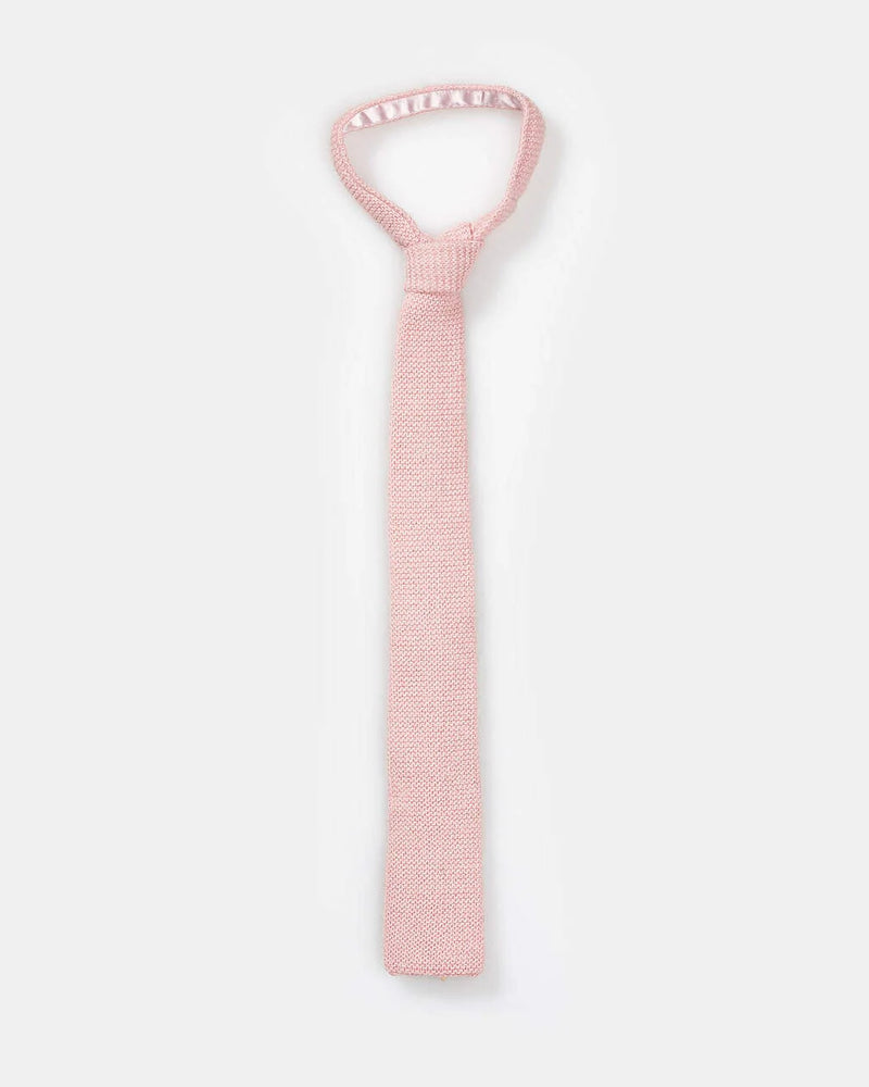 alicia adams alpaca mens square knitted tie, alpaca tie, alpaca clothing, alpaca accessories, alpaca clothing mens, alpaca vs cashmere, light pink alpaca tie