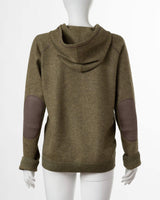 Alicia Adams Alpaca Verbier Zip Up For Women, alpaca sweater hoodie for women, alpaca sweater womens, hunter green alpaca zip up hoodie