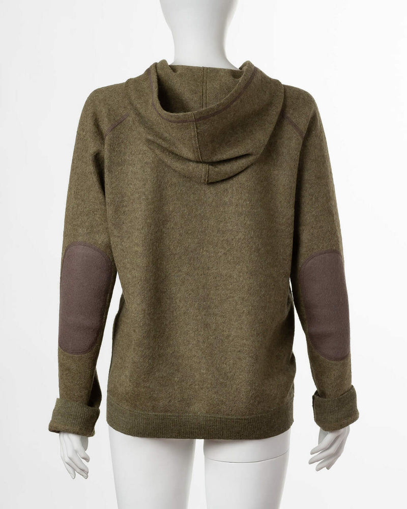 Alicia Adams Alpaca Verbier Zip Up For Women, alpaca sweater hoodie for women, alpaca sweater womens, hunter green alpaca zip up hoodie