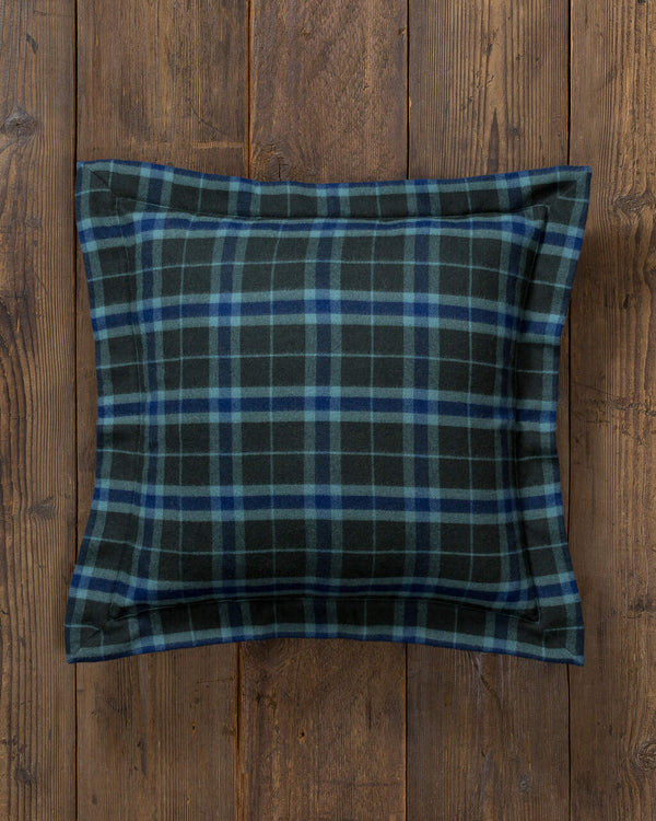 Alicia Adams Alpaca Aberdeen Euro Pillow, alpaca pillow, alpaca throw pillow, alpaca decorative pillow, alpaca vs cashmere, indigo blue alpaca euro pillow