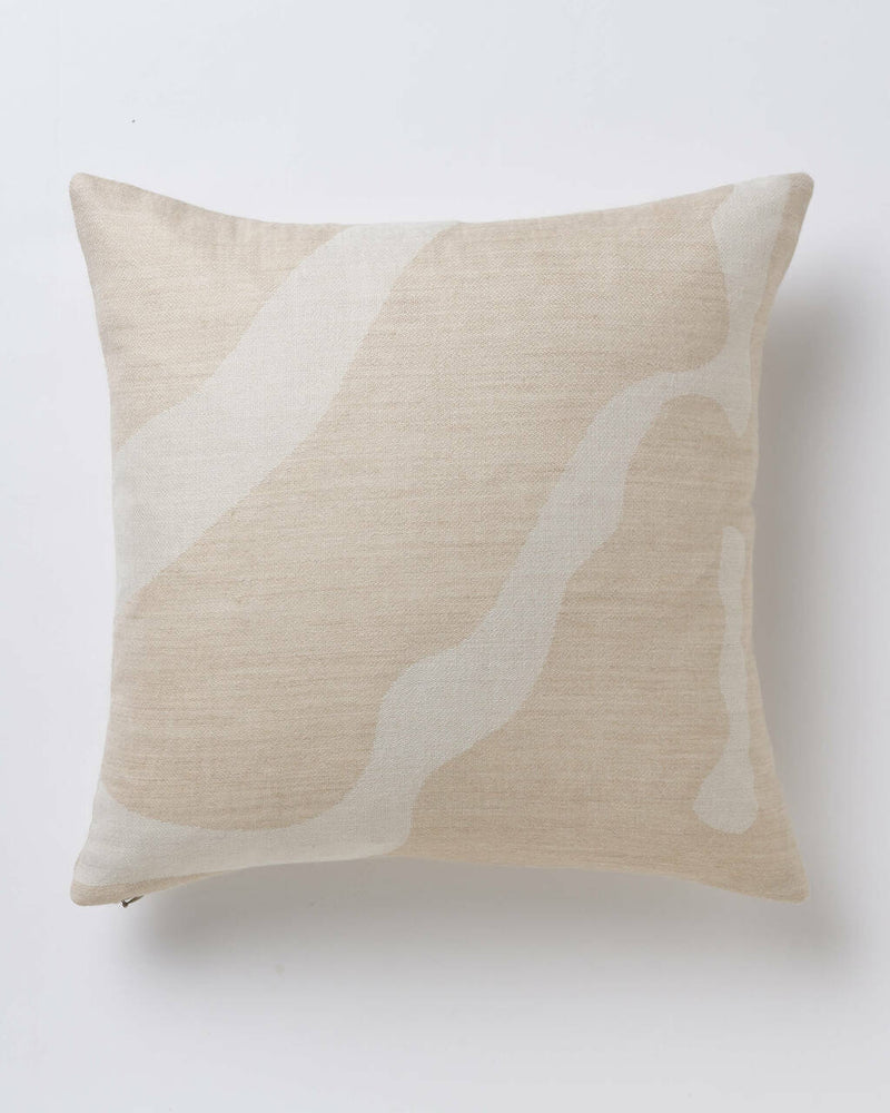 Alicia Adams Alpaca Zigby Pillow, alpaca pillow, alpaca throw pillow, alpaca decorative pillow, alpaca vs cashmere, beige and ivory alpaca throw pillow