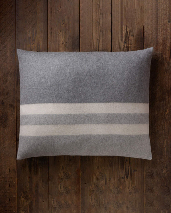 alicia adams alpaca field pillow, alpaca pillow, alpaca throw pillow, alpaca decorative pillow, alpaca vs cashmere, light grey and ivory alpaca throw pillow
