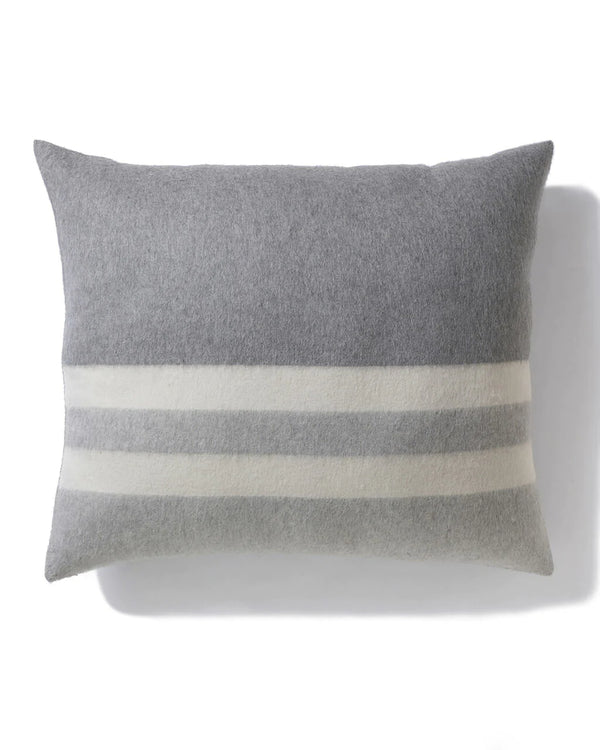 alicia adams alpaca field pillow, alpaca pillow, alpaca throw pillow, alpaca decorative pillow, alpaca vs cashmere, light grey and ivory alpaca throw pillow